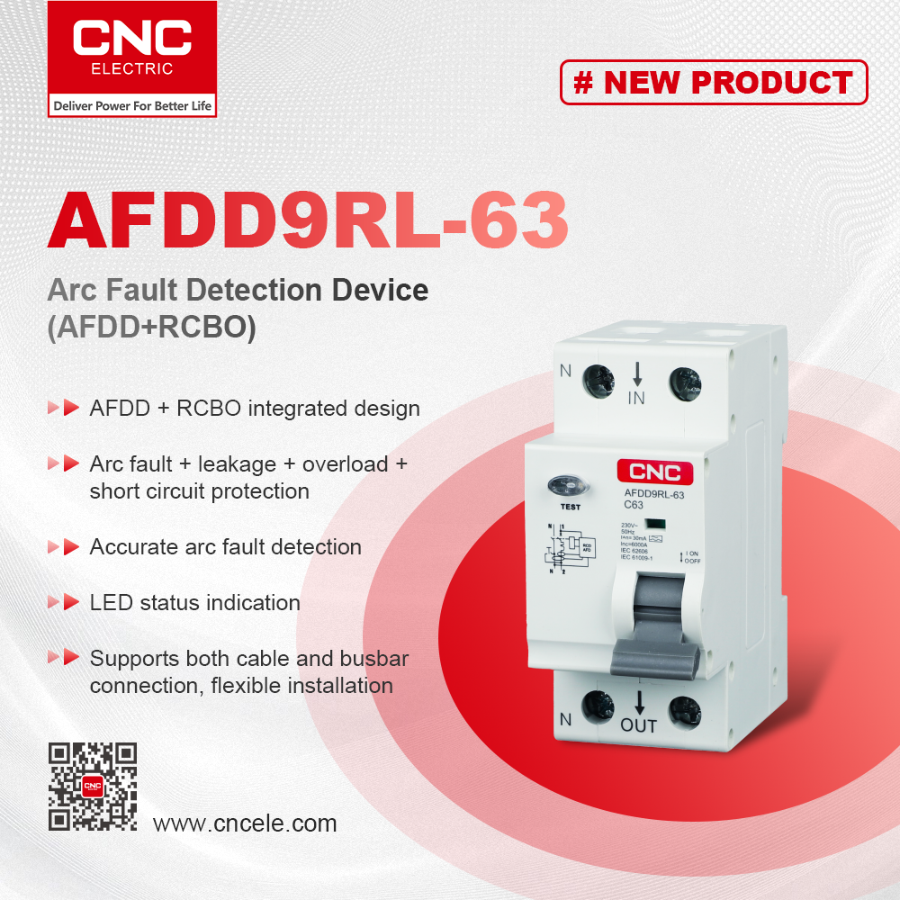 AFDD9RL-63 Arc Fault Detection Device(AFDD+RCBO)