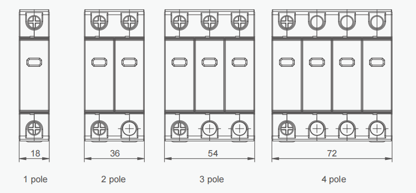 Overall and mounting dimensions(mm)