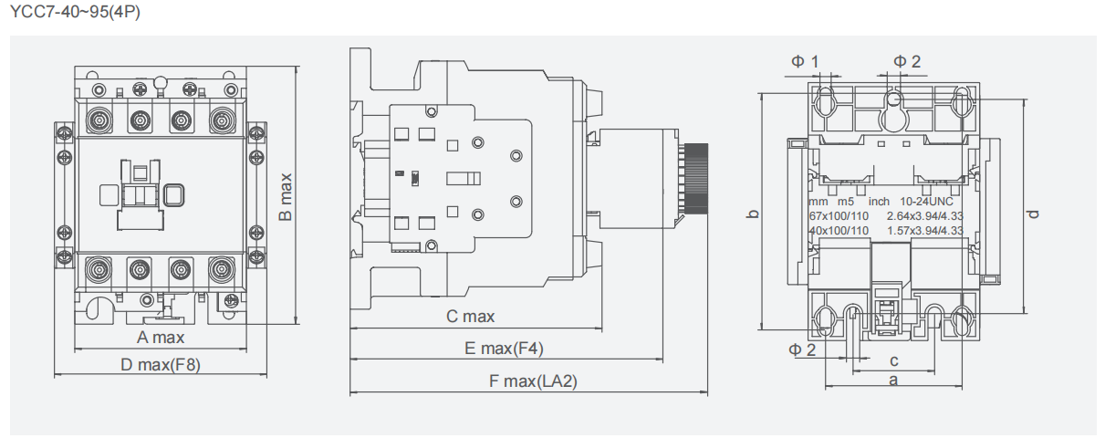 Overall and mounting dimensions(mm)
