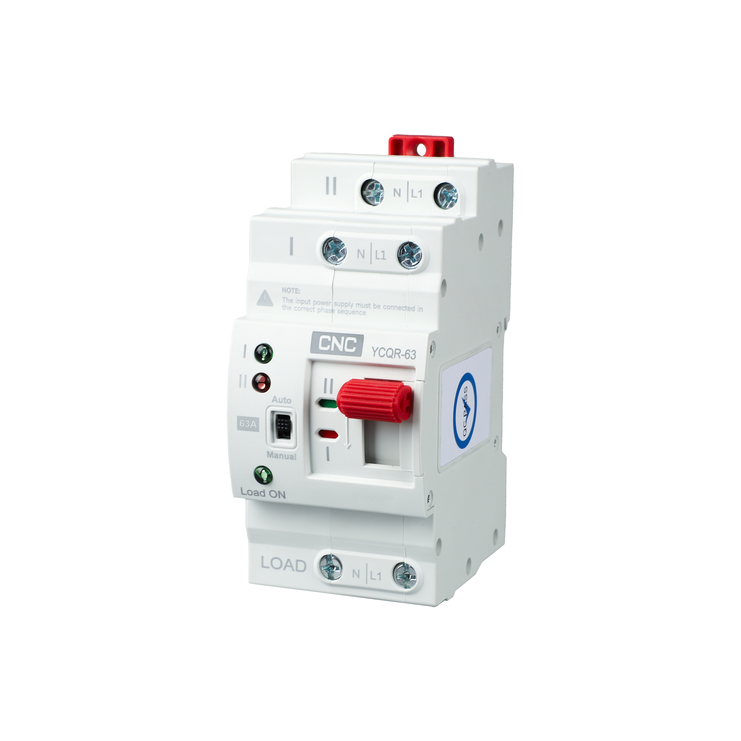 YCQR-63 Mini automatic transfer switch（PC class)